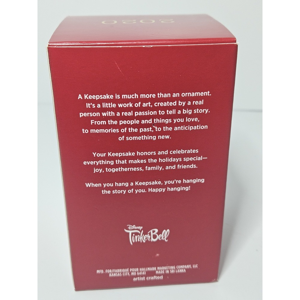 2020 Hallmark Keepsake Ornament Disney Peter Pan Tink's Rain Check Tinker Bell - Picture 8 of 8
